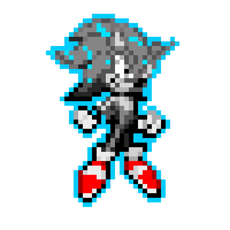 Super Sonic Cyber Advance 1 Style.gif
